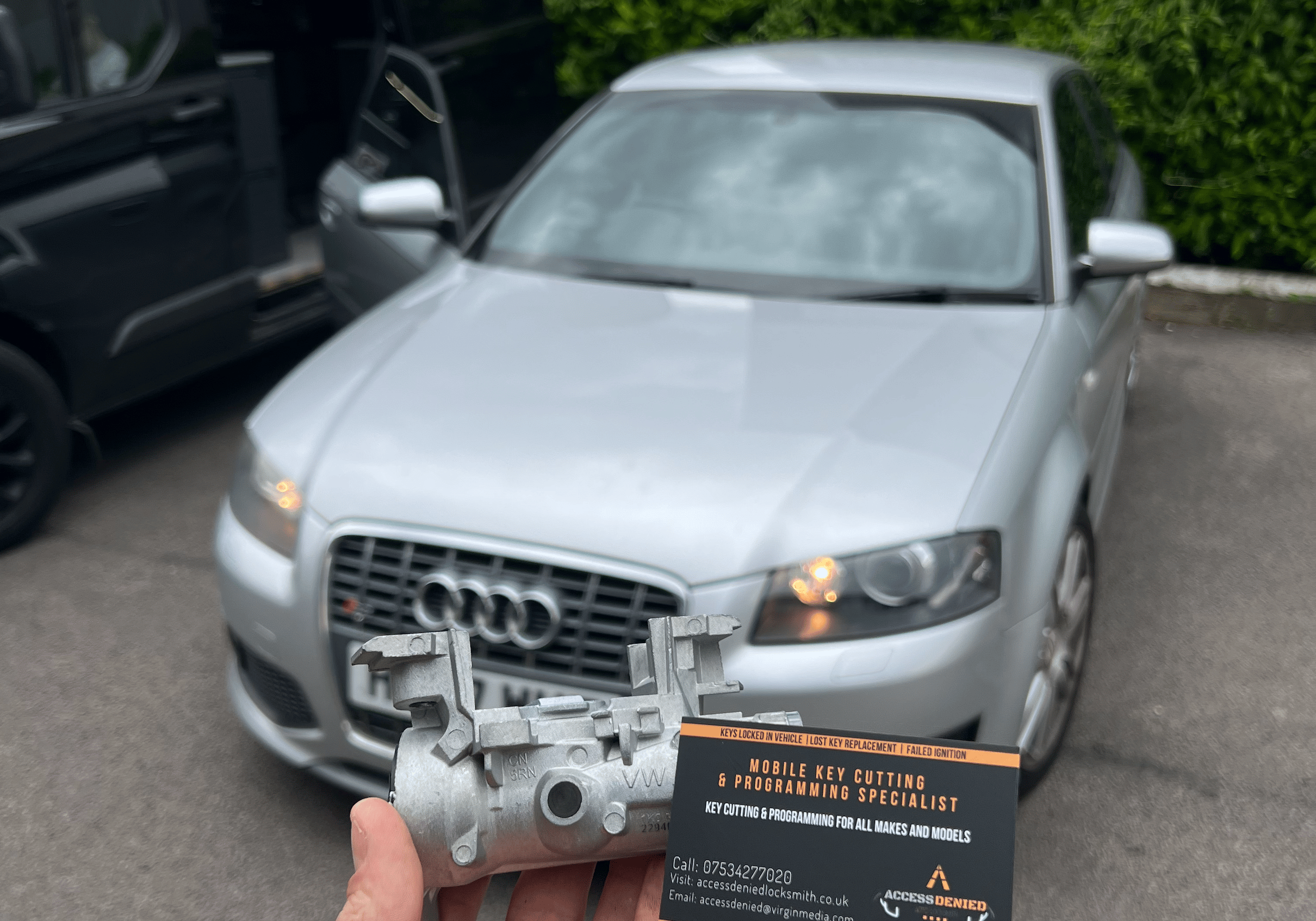 Can turn key in Audi ignition barrel